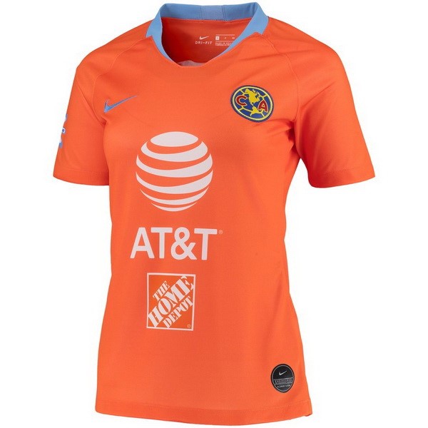 Camiseta Club América Tercera equipación Mujer 2019-2020 Naranja